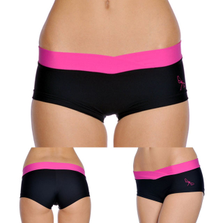Dámské kalhotky VERA - černá / růžová